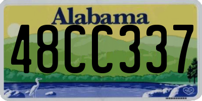 AL license plate 48CC337