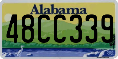 AL license plate 48CC339