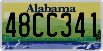 AL license plate 48CC341