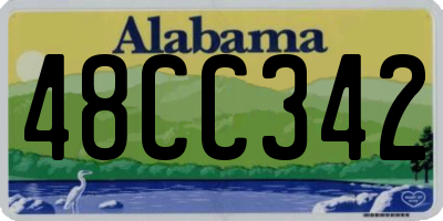 AL license plate 48CC342