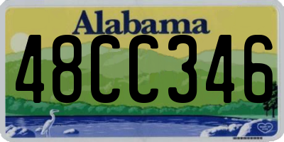 AL license plate 48CC346