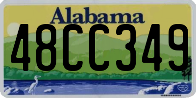 AL license plate 48CC349