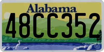 AL license plate 48CC352