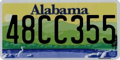 AL license plate 48CC355
