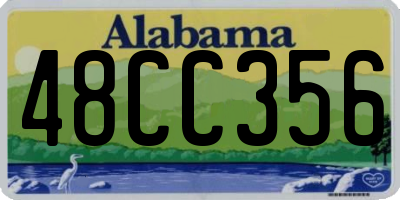 AL license plate 48CC356