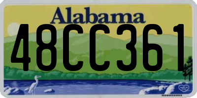 AL license plate 48CC361