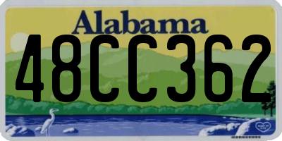 AL license plate 48CC362