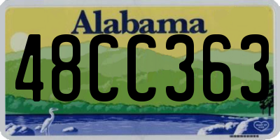 AL license plate 48CC363
