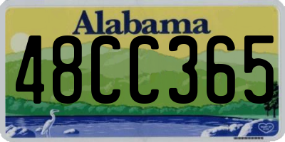 AL license plate 48CC365