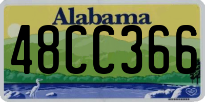 AL license plate 48CC366