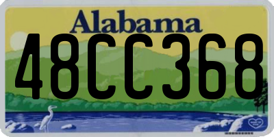 AL license plate 48CC368