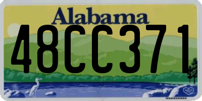 AL license plate 48CC371
