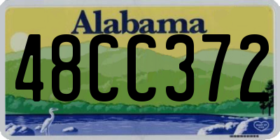 AL license plate 48CC372
