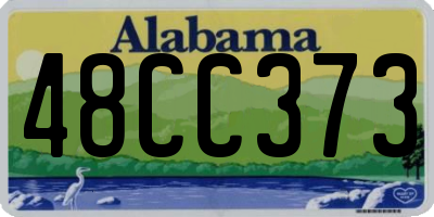 AL license plate 48CC373