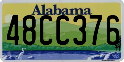 AL license plate 48CC376