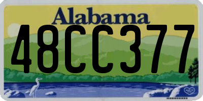 AL license plate 48CC377