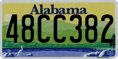 AL license plate 48CC382