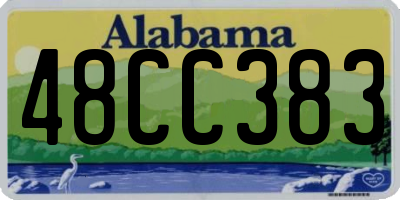 AL license plate 48CC383
