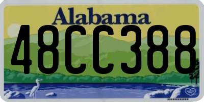 AL license plate 48CC388