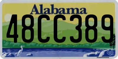 AL license plate 48CC389