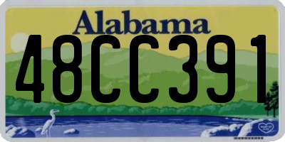 AL license plate 48CC391
