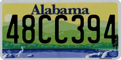 AL license plate 48CC394