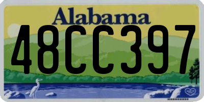 AL license plate 48CC397