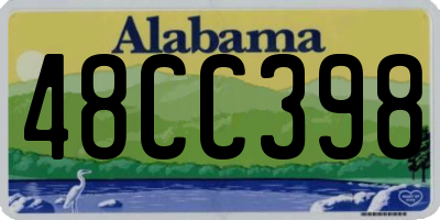 AL license plate 48CC398