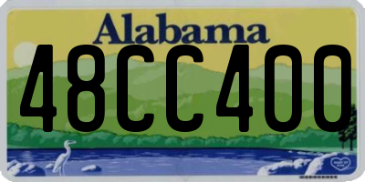 AL license plate 48CC400