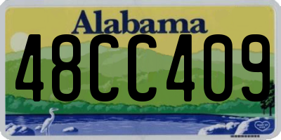 AL license plate 48CC409