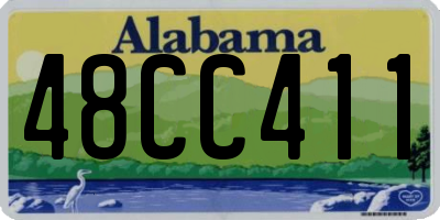 AL license plate 48CC411