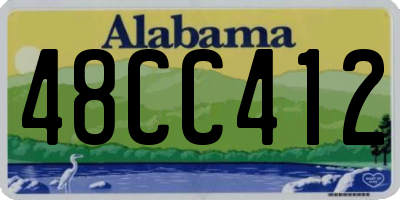 AL license plate 48CC412