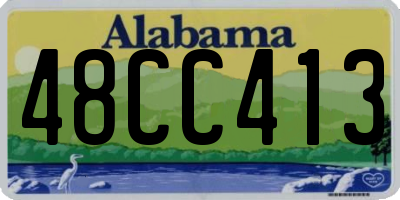 AL license plate 48CC413