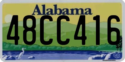 AL license plate 48CC416