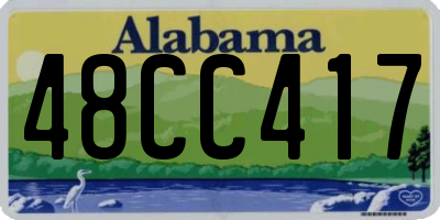AL license plate 48CC417