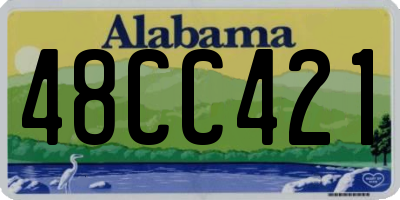 AL license plate 48CC421