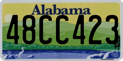 AL license plate 48CC423