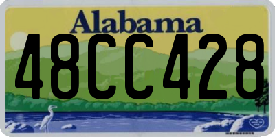 AL license plate 48CC428