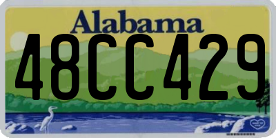 AL license plate 48CC429