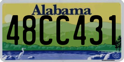 AL license plate 48CC431