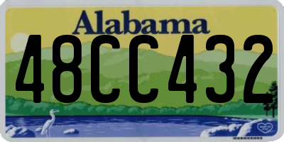 AL license plate 48CC432