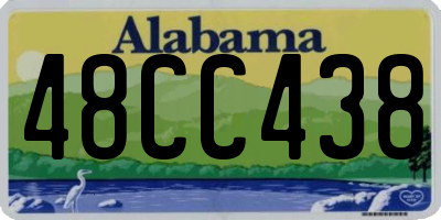 AL license plate 48CC438