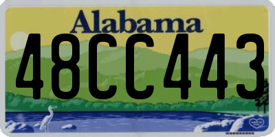 AL license plate 48CC443
