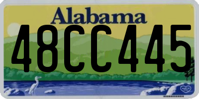 AL license plate 48CC445