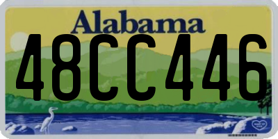 AL license plate 48CC446