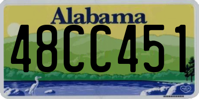 AL license plate 48CC451