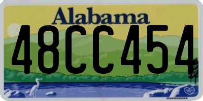 AL license plate 48CC454