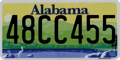AL license plate 48CC455
