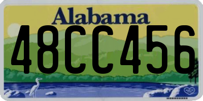 AL license plate 48CC456