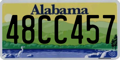 AL license plate 48CC457